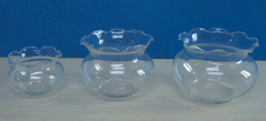Glass fish bowls 110