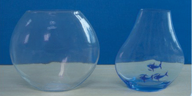 BOSSUNS+ الأواني الزجاجيةأوعية زجاجية للأسماك Small fish1
