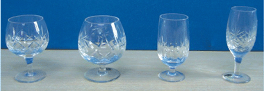 Стеклянные бокалы для вина 92604-1